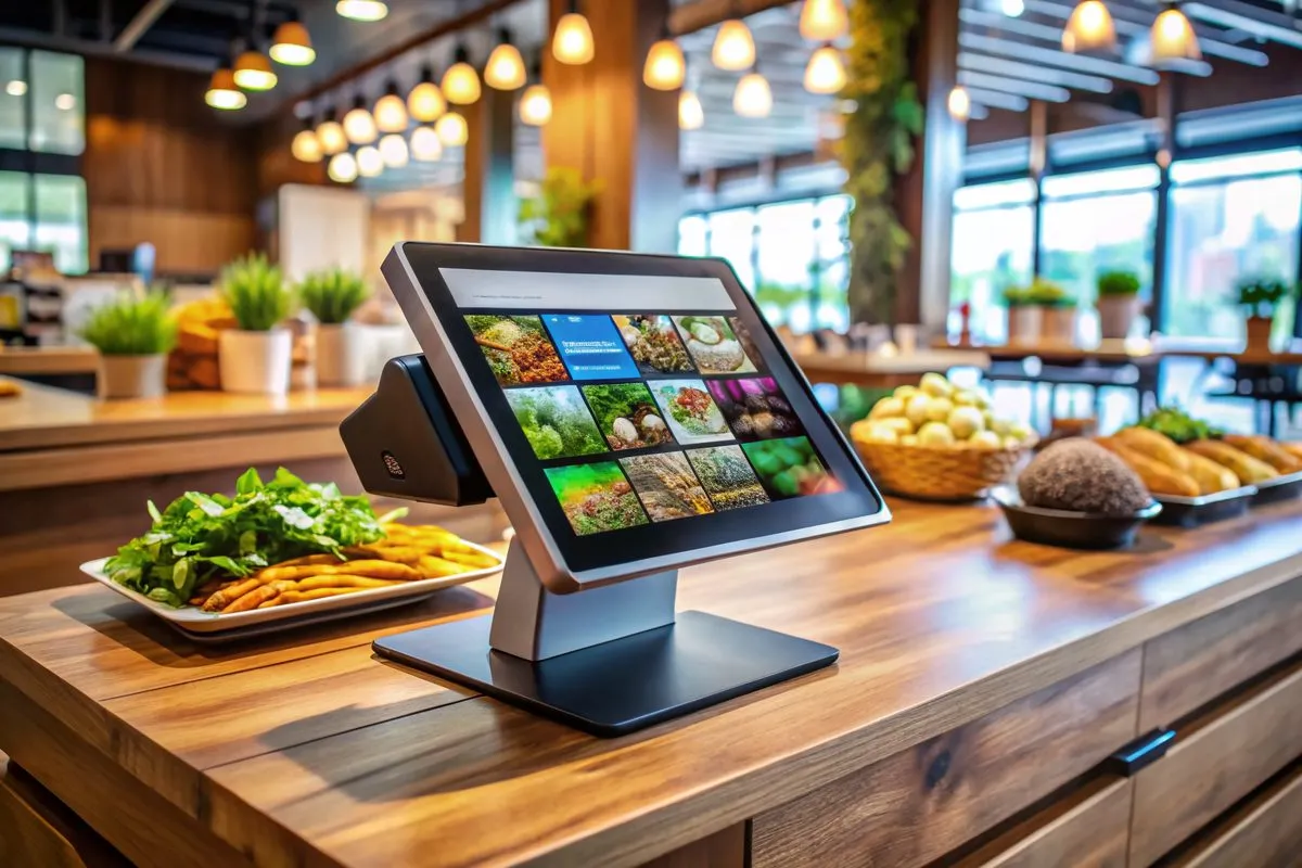 Shemify browser-based POS hardware setup with printer and tablet