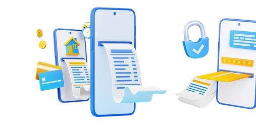 Shemify point of sale on phone and receipt